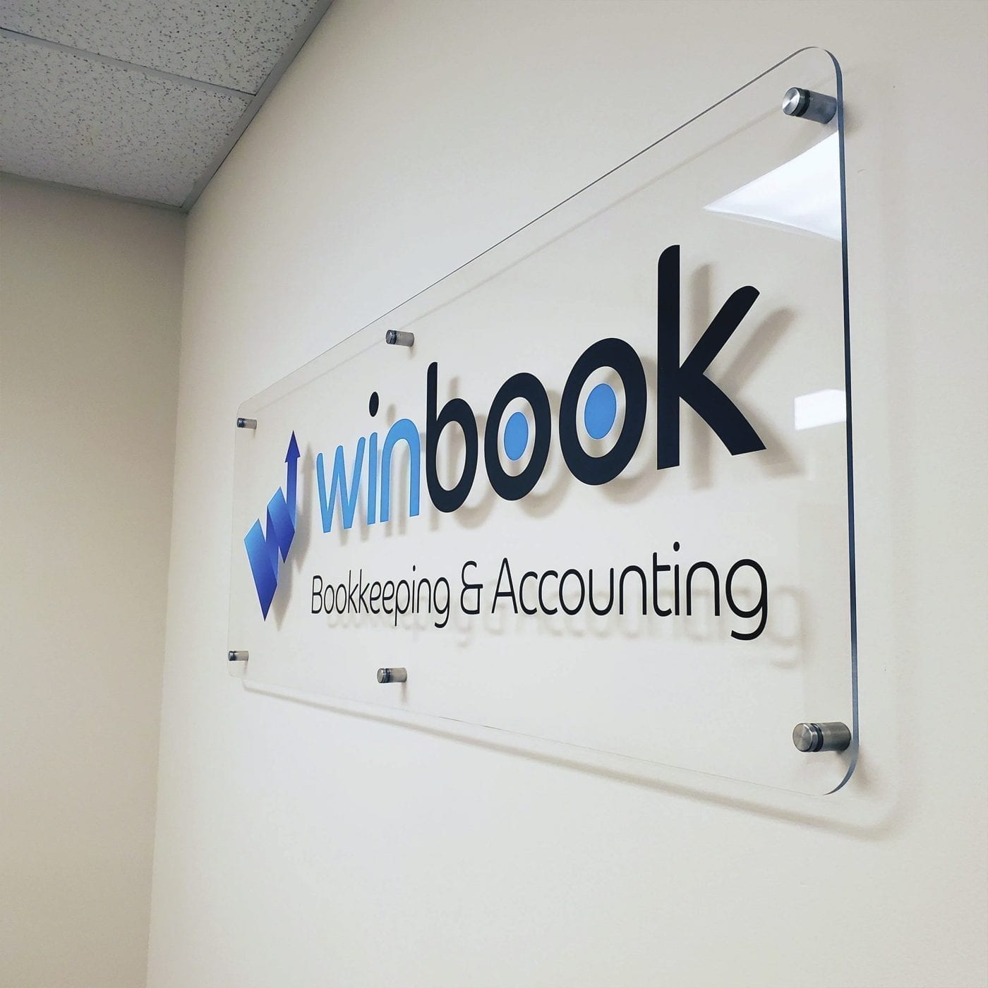 Winbook Acrylic Office Sign