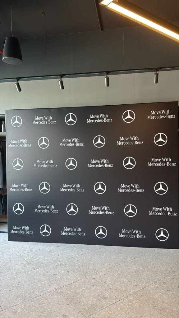Mercedes-Benz Event Backdrop